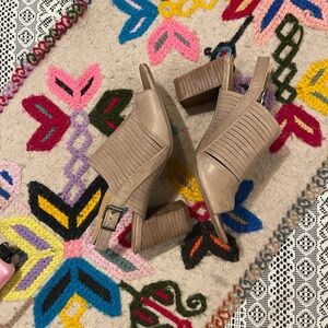 Lucky Brand Tan Heeled Sandals
